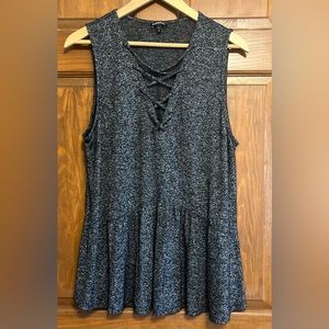Express fit and flare top